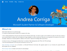 Tablet Screenshot of andreacorriga.com
